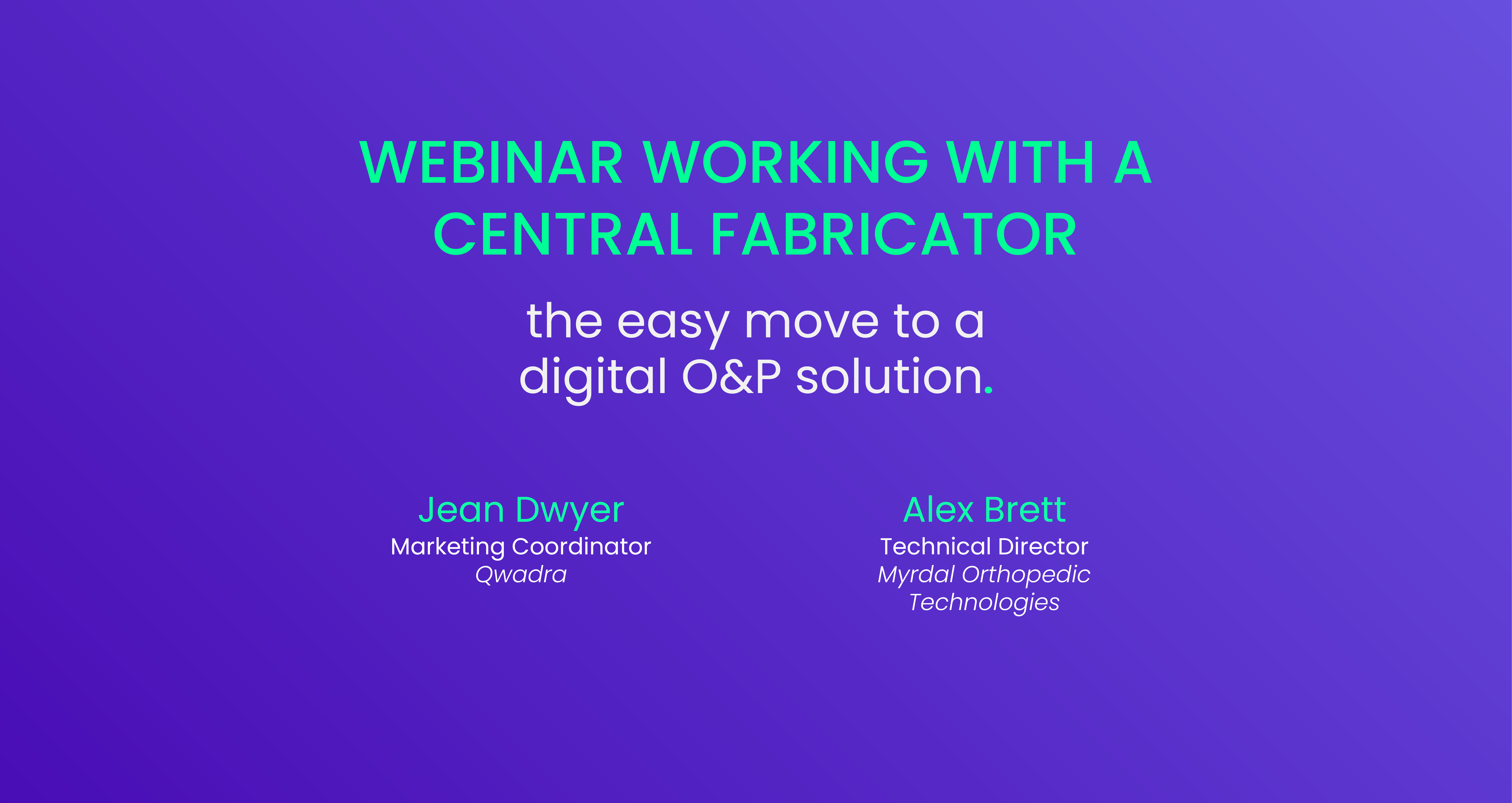 Image illustrative de l'article "Webinaire : Travailler avec une fabrique centrale, la transition facile vers une solution digitale 🇬🇧"