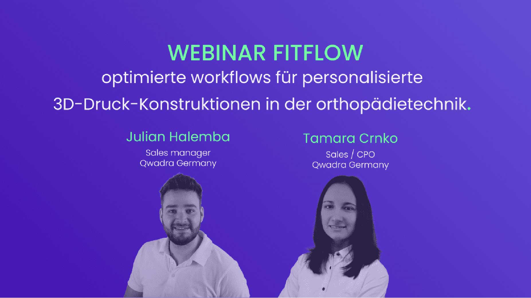 Image illustrative de l'article "[WEBINAR] : Fitflow – optimized workflows for 3D customization 🇩🇪"