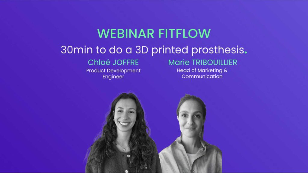 Image illustrative de l'article "[WEBINAR] : Fitflow – 30 minutes to create a 3D-printed prosthesis 🇬🇧"