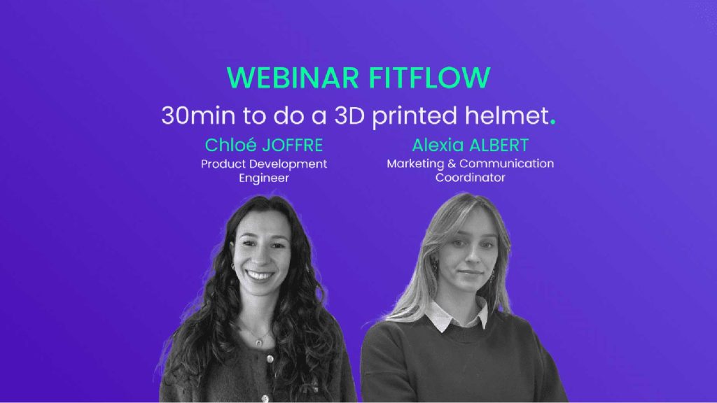 Image illustrative de l'article "[WEBINAR] : Fitflow – 30 minutes to create a 3D-printed helmet 🇬🇧"