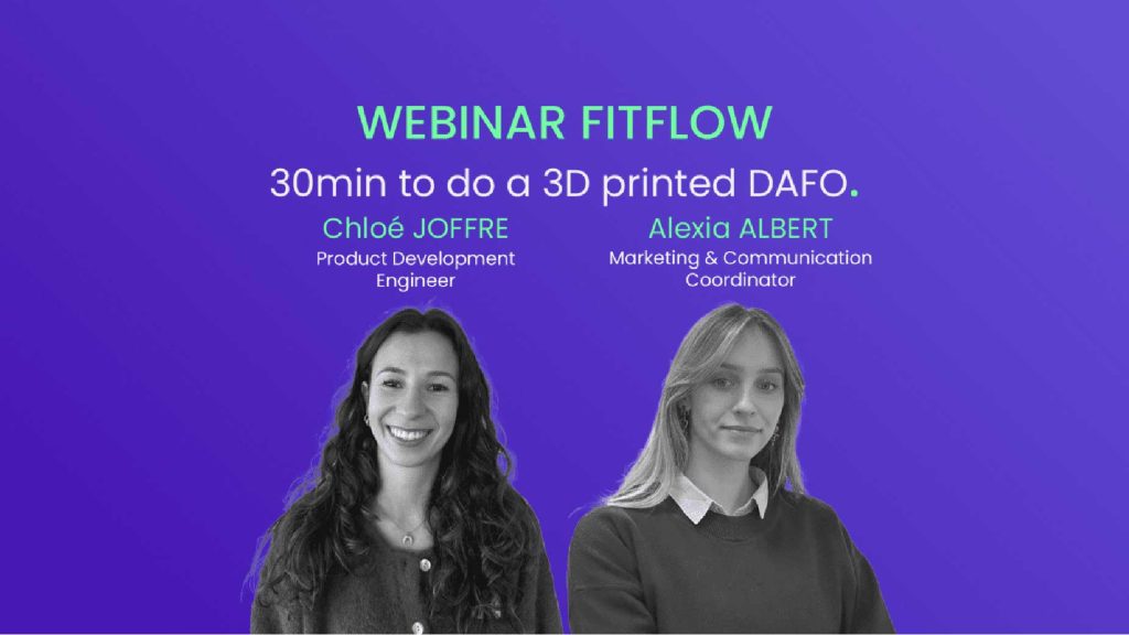 Image illustrative de l'article "[WEBINAR] : Fitflow – cree un DAFO impreso en 3D en 30 minutos"