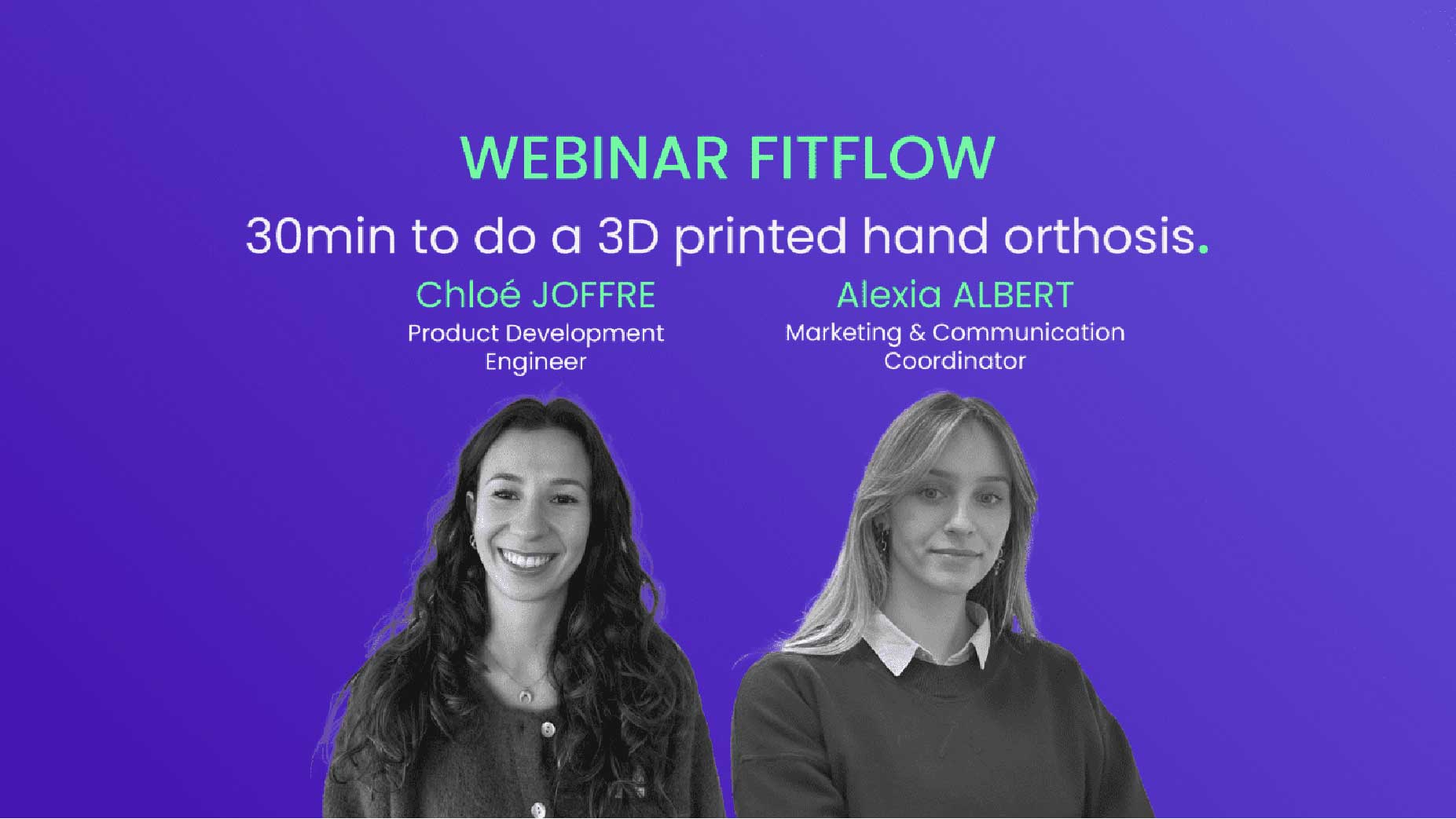 Image illustrative de l'article "[WEBINAR] : Fitflow – erstellen Sie eine 3D-gedruckte Handorthese in 30 Minuten"