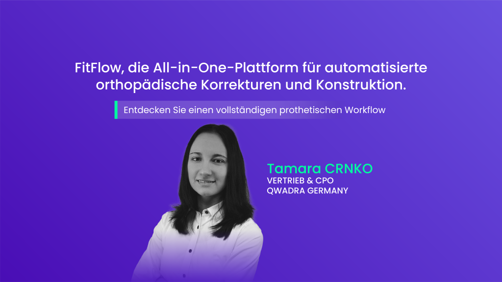 Image illustrative de l'article "[WEBINAR] Fitflow: die All-in-One-Plattform für automatisierte orthopädische Korrekturen und Design"